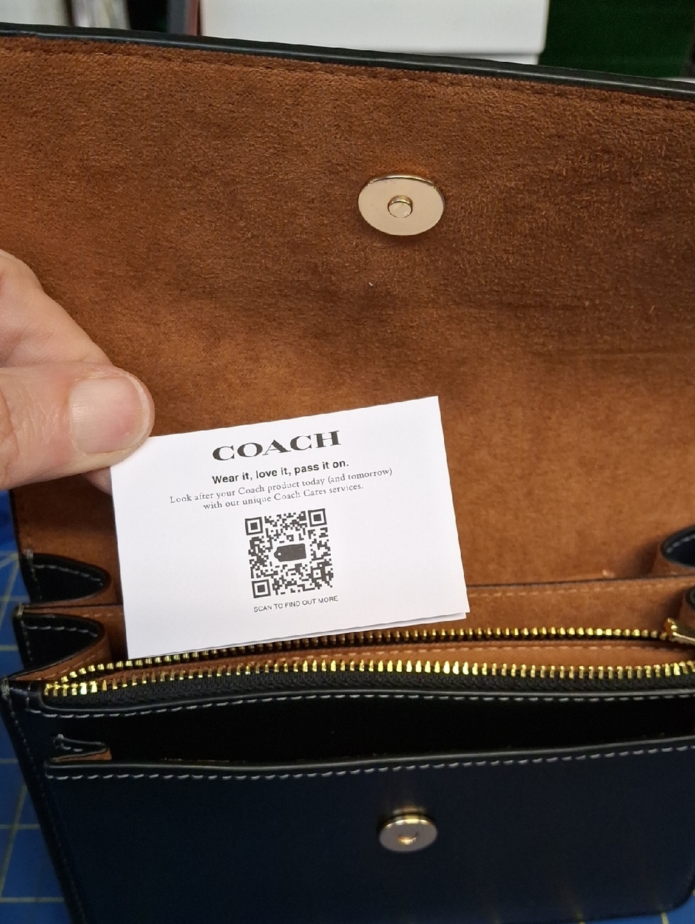 Coach Mini Klare Crossbody handbag chain strap gold-tone Hardware NWT - Picture 7 of 10